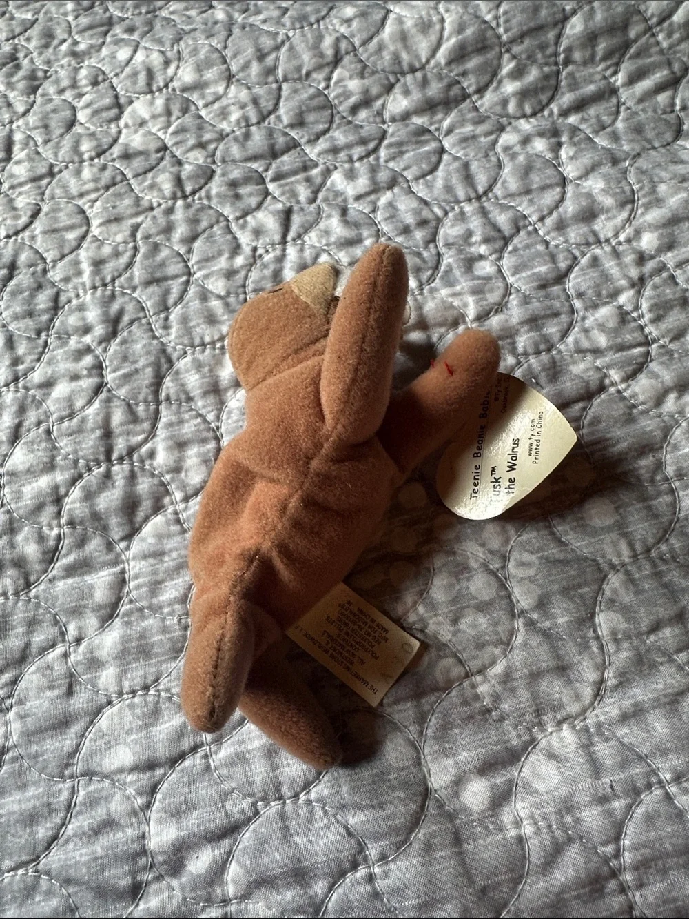1990s Ty Plush “Tusk the Walrus” Beanie baby with Tag